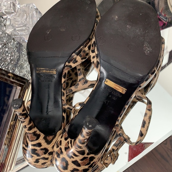 DOLCE GABBANA LEOPARD HEELS - Picture 5 of 6